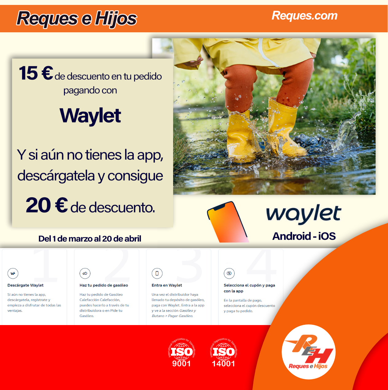 15 € de descuento con waylet